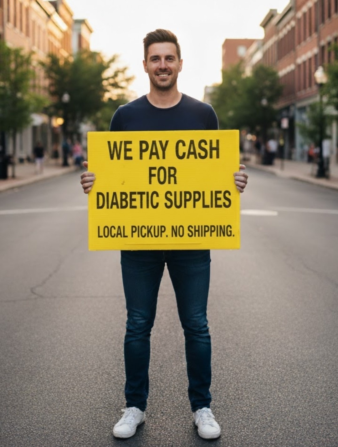 Cash For Test Strips Facebook ad: Hey Reading and surrounding areas