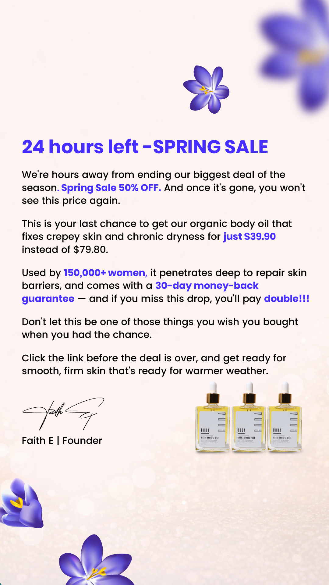 Over 40 & Fabulous  Facebook ad