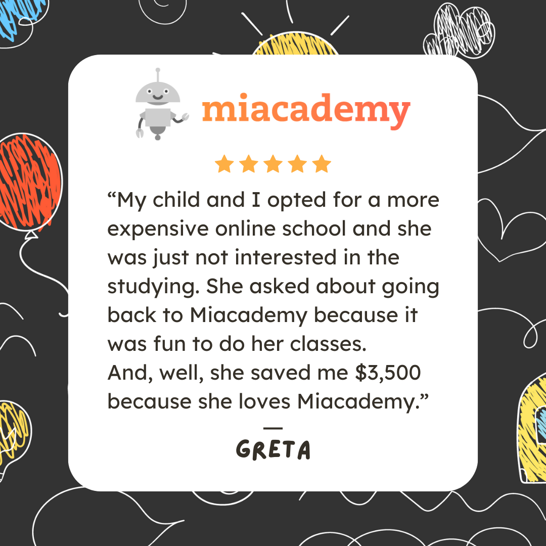 Miacademy Learning Facebook ad