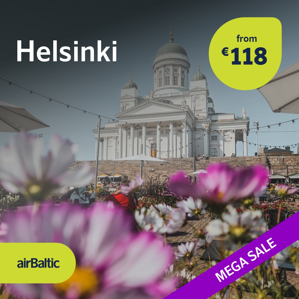 airBaltic Facebook ad