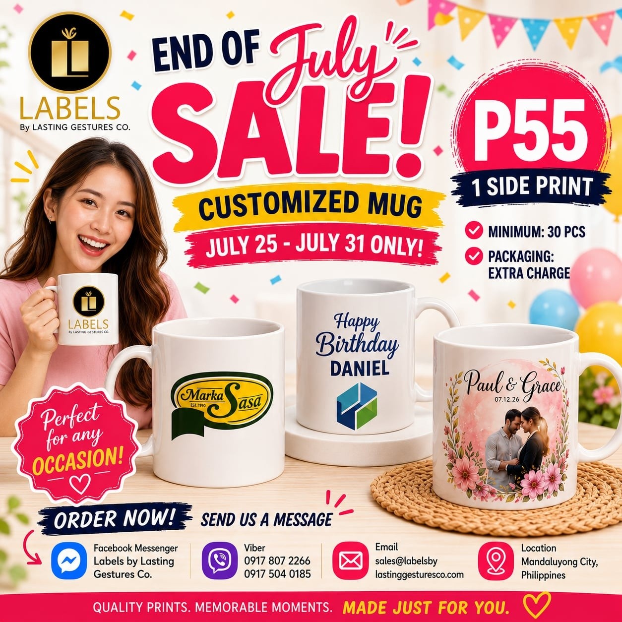 Labels by Lasting Gestures Co. Facebook ad
