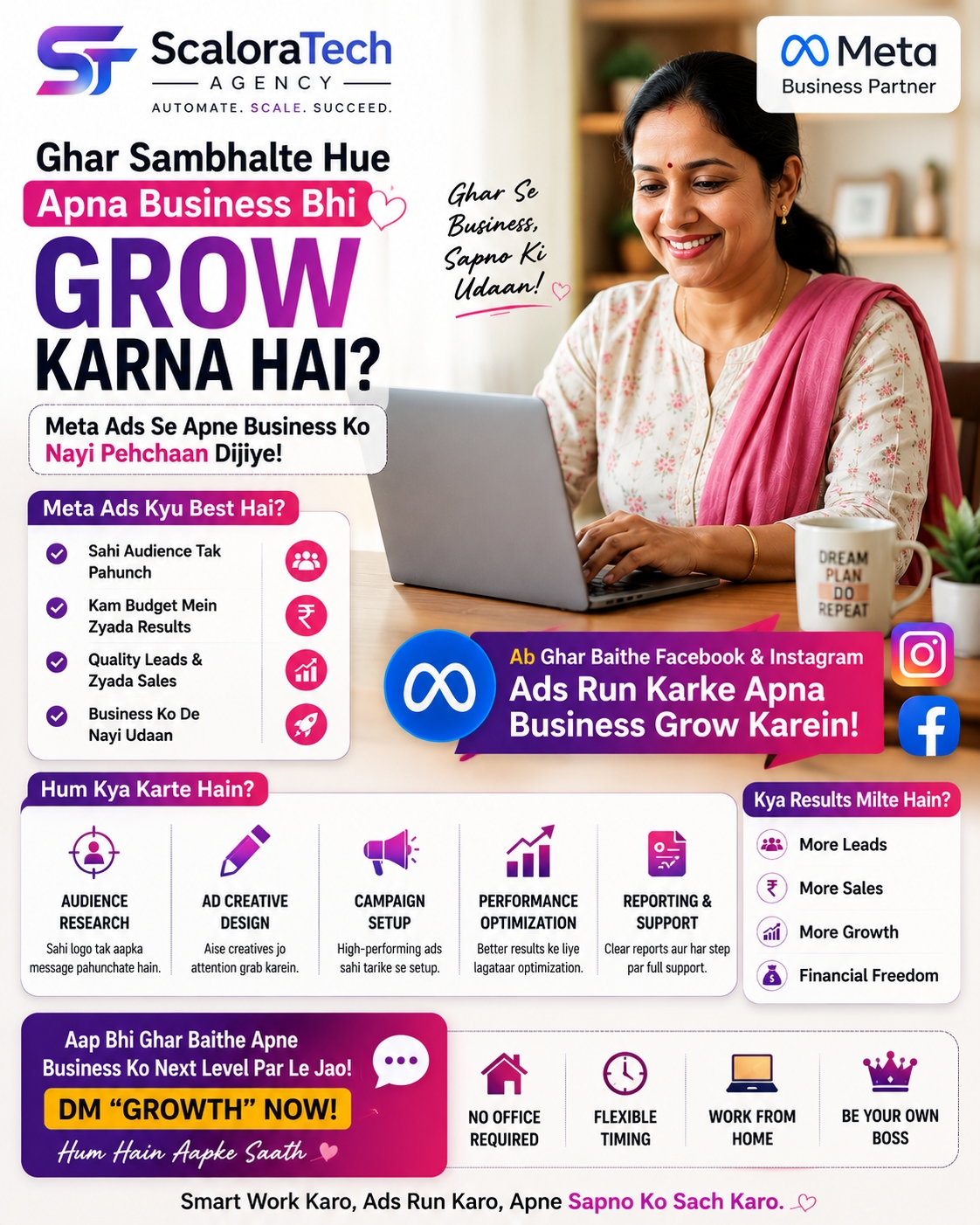 ScaloraTech Agency Facebook ad from Jun 10, 2026