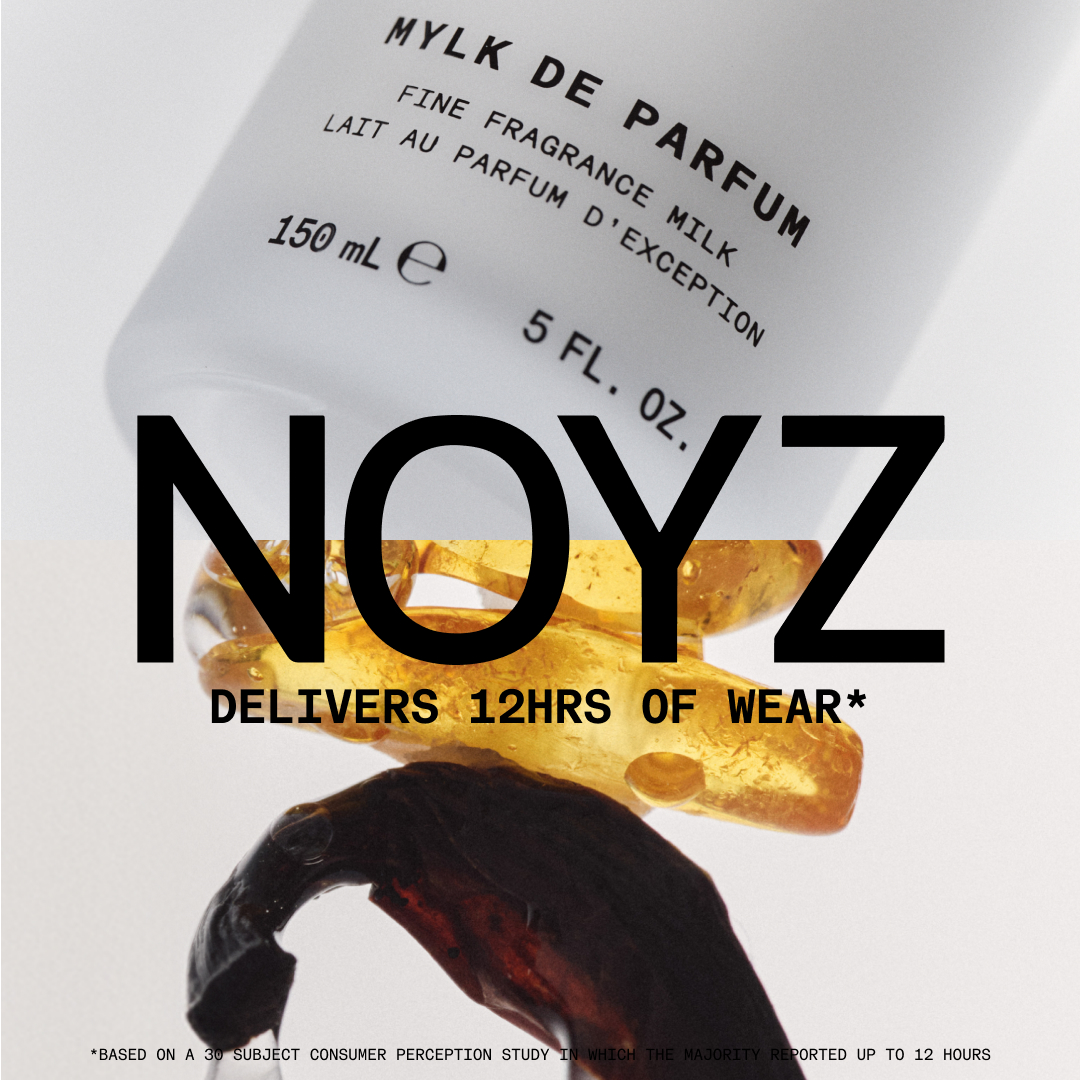 NOYZ Facebook ad: MYLK DE PARFUM.