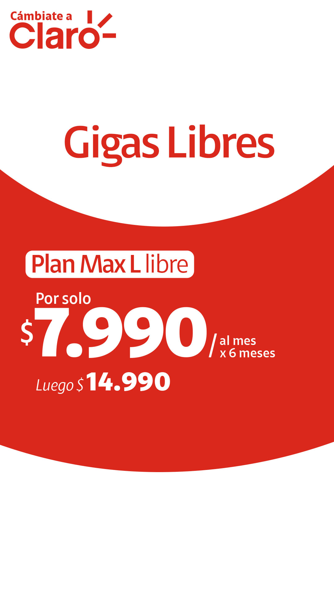 Claro Chile Facebook ad from Apr 24, 2026
