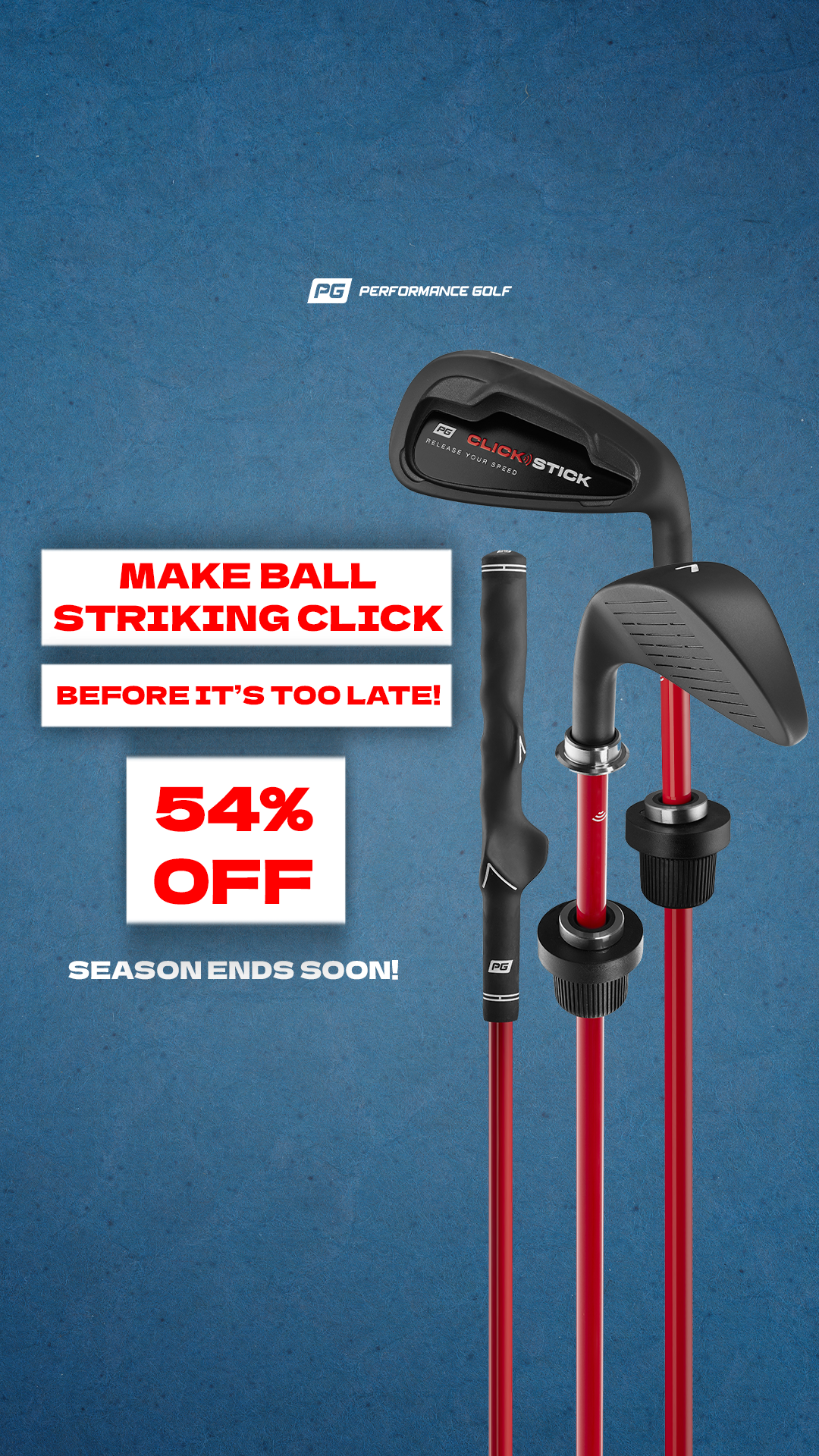 Performance Golf Facebook ad