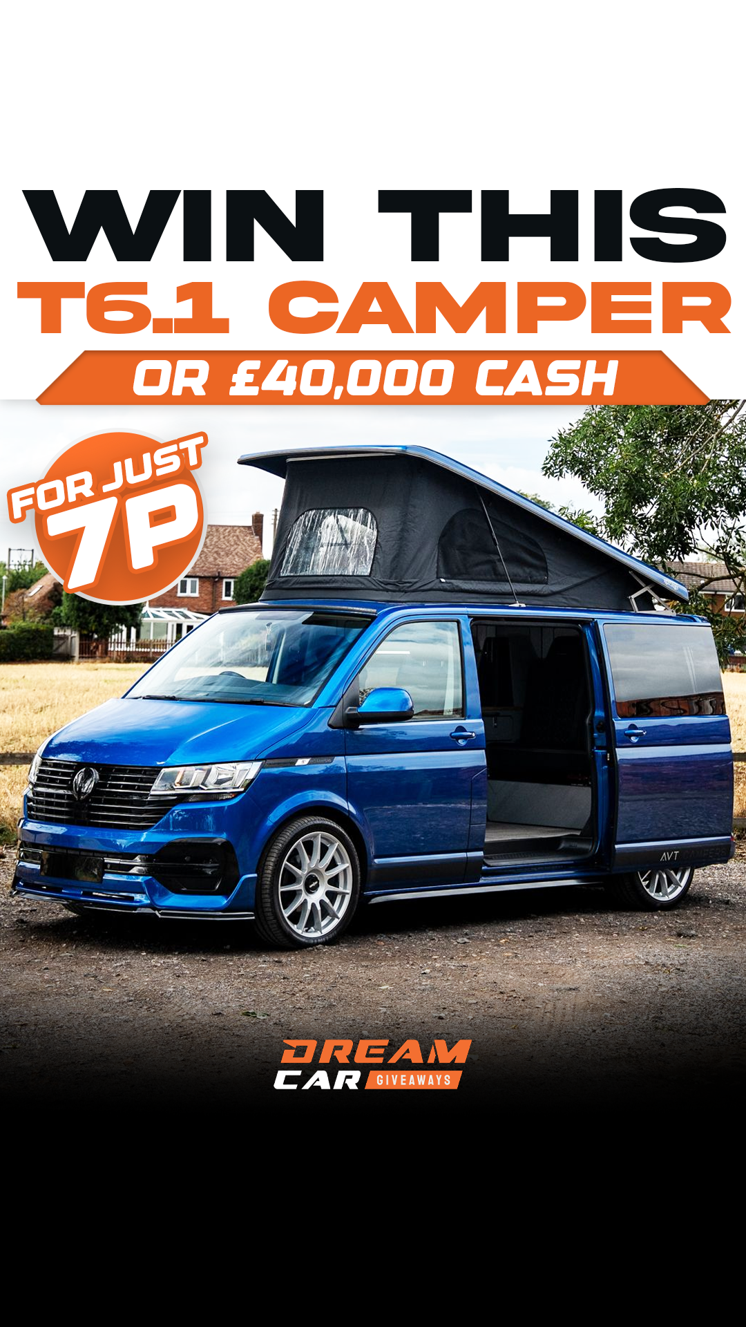 Dream Car Giveaways Facebook ad