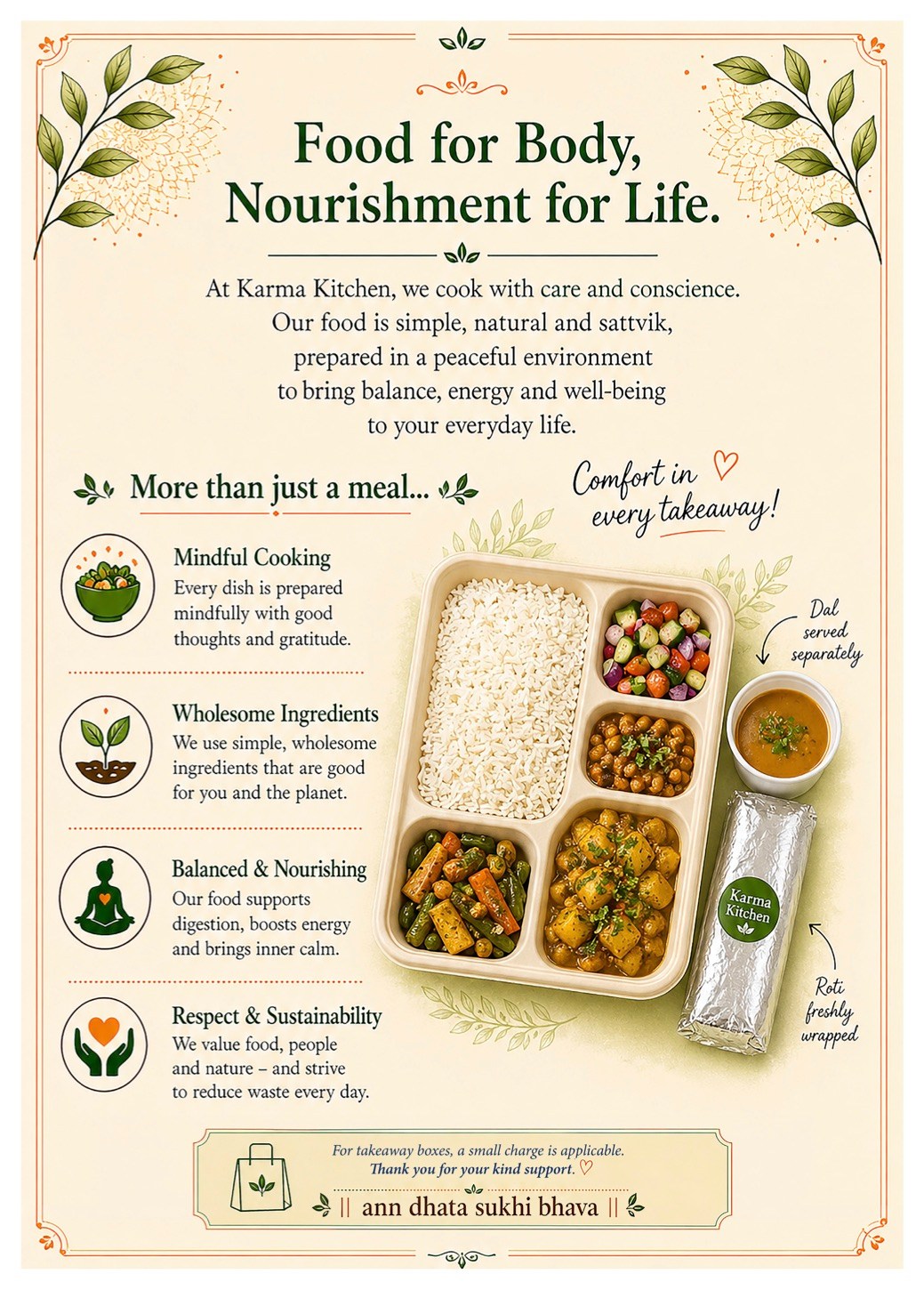 Karma Kitchen Facebook ad