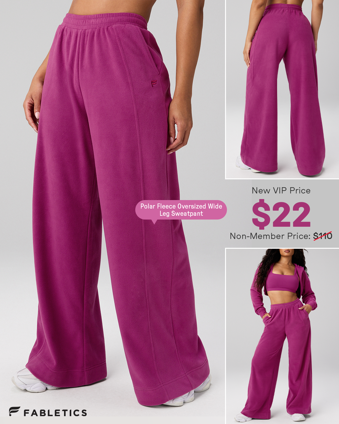 Fabletics Facebook ad: NEW DROPS
