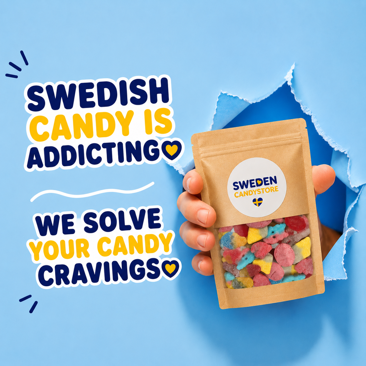 Sweden Candy Store Facebook ad: Sweden Candystore: Authentic Swedish Candy Directly From…