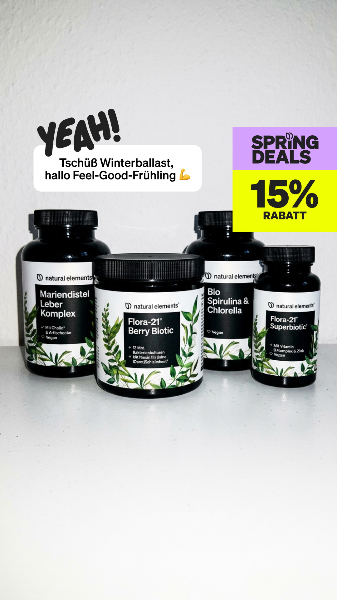 natural elements Facebook ad