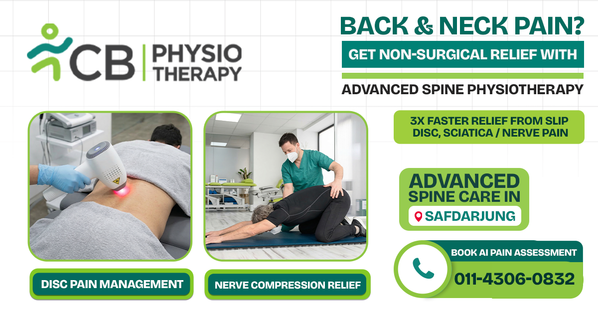 CB Physiotherapy Facebook ad