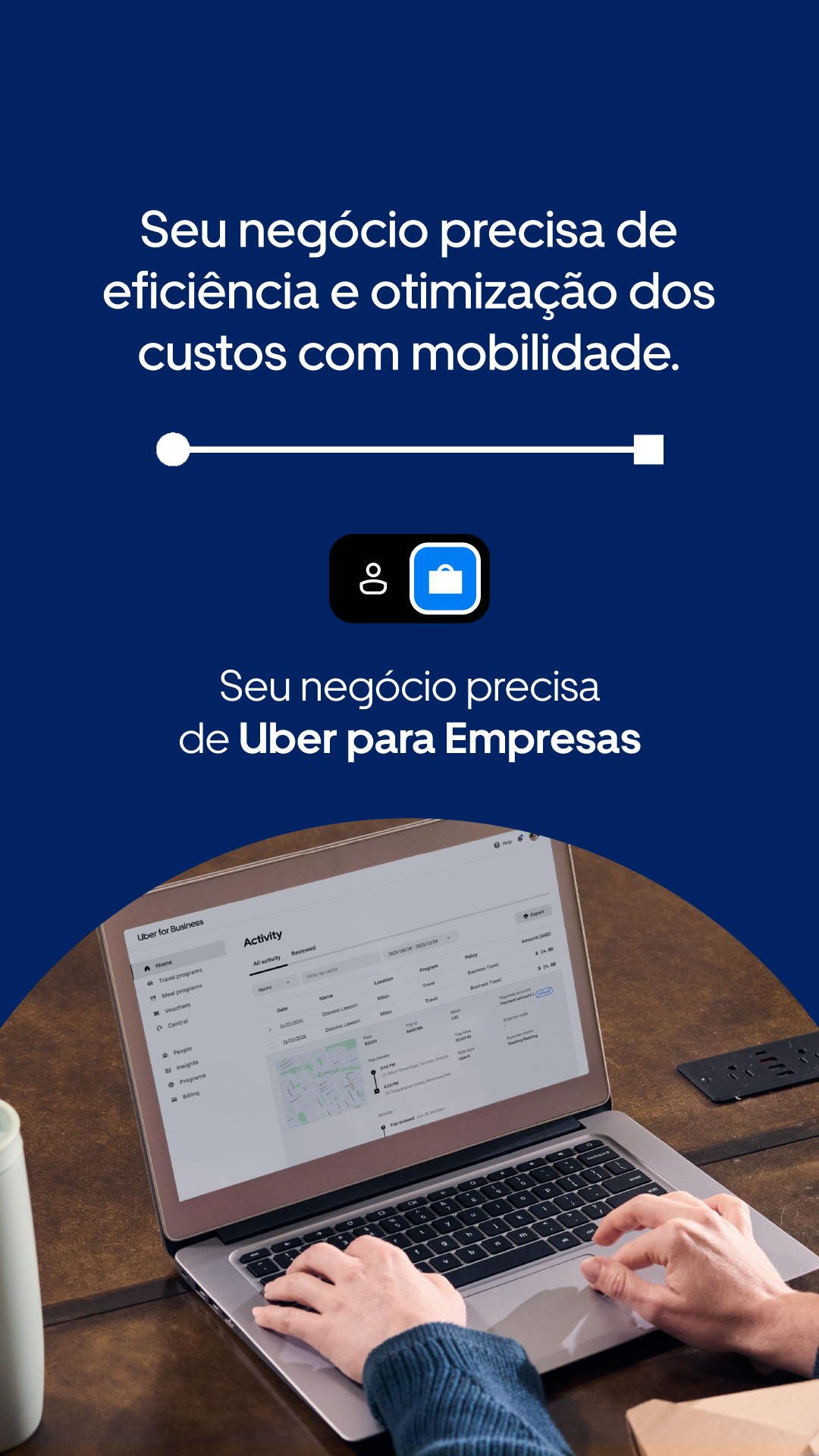 Uber for Business Facebook ad