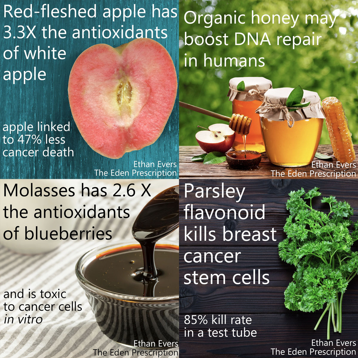 The Eden Prescription Facebook ad: Which foods are linked to lower cancer rates?