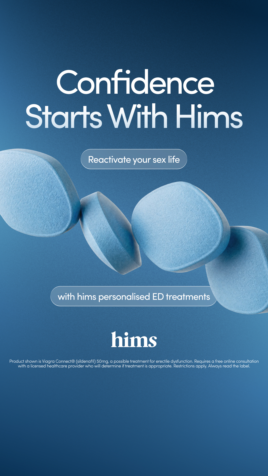 hims Facebook ad