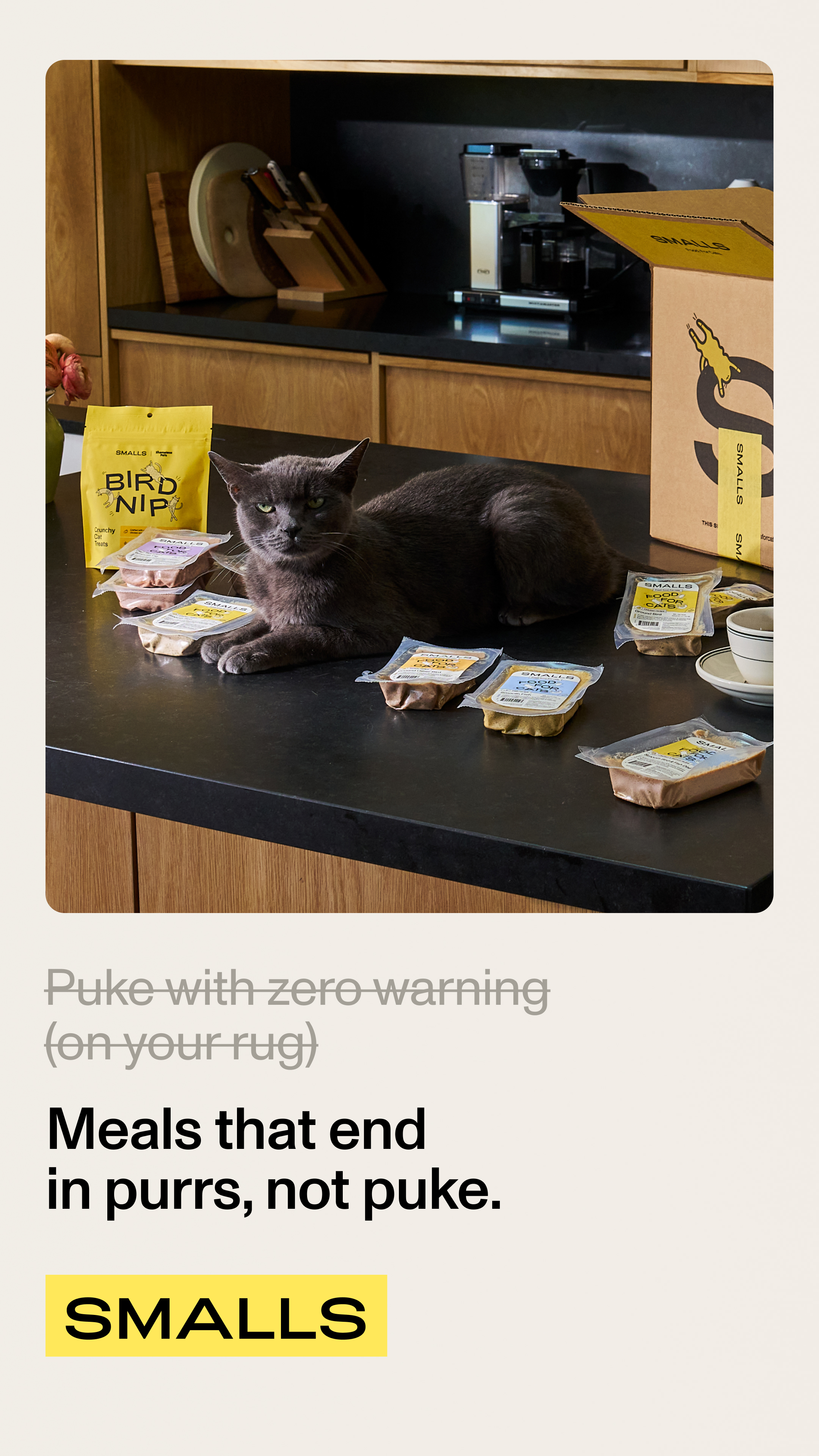 Smalls Facebook ad