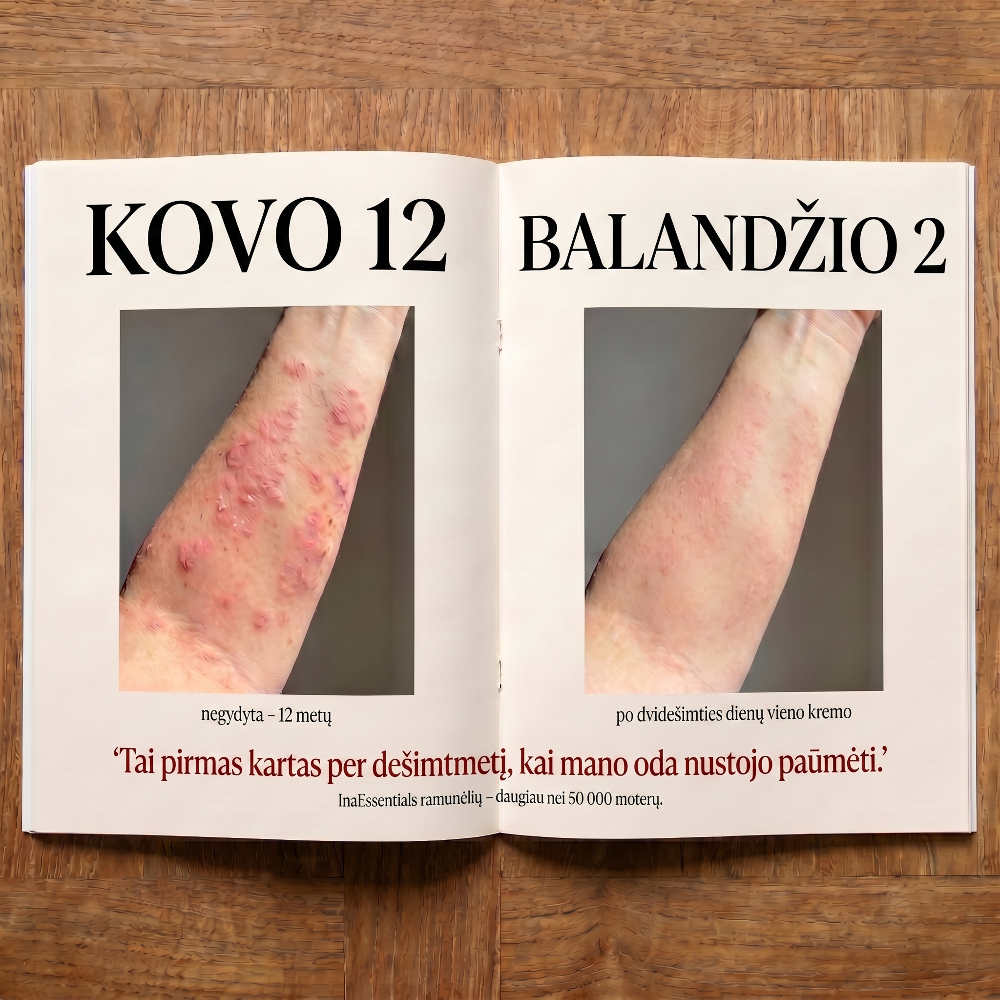 Organinė Kosmetika - InaEssentials.LT Facebook ad