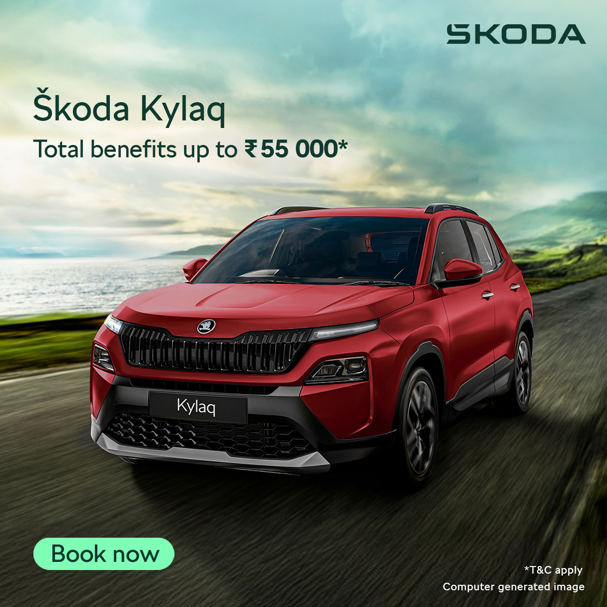 Gurudev Škoda Facebook ad: Switch to a Škoda and save more.
