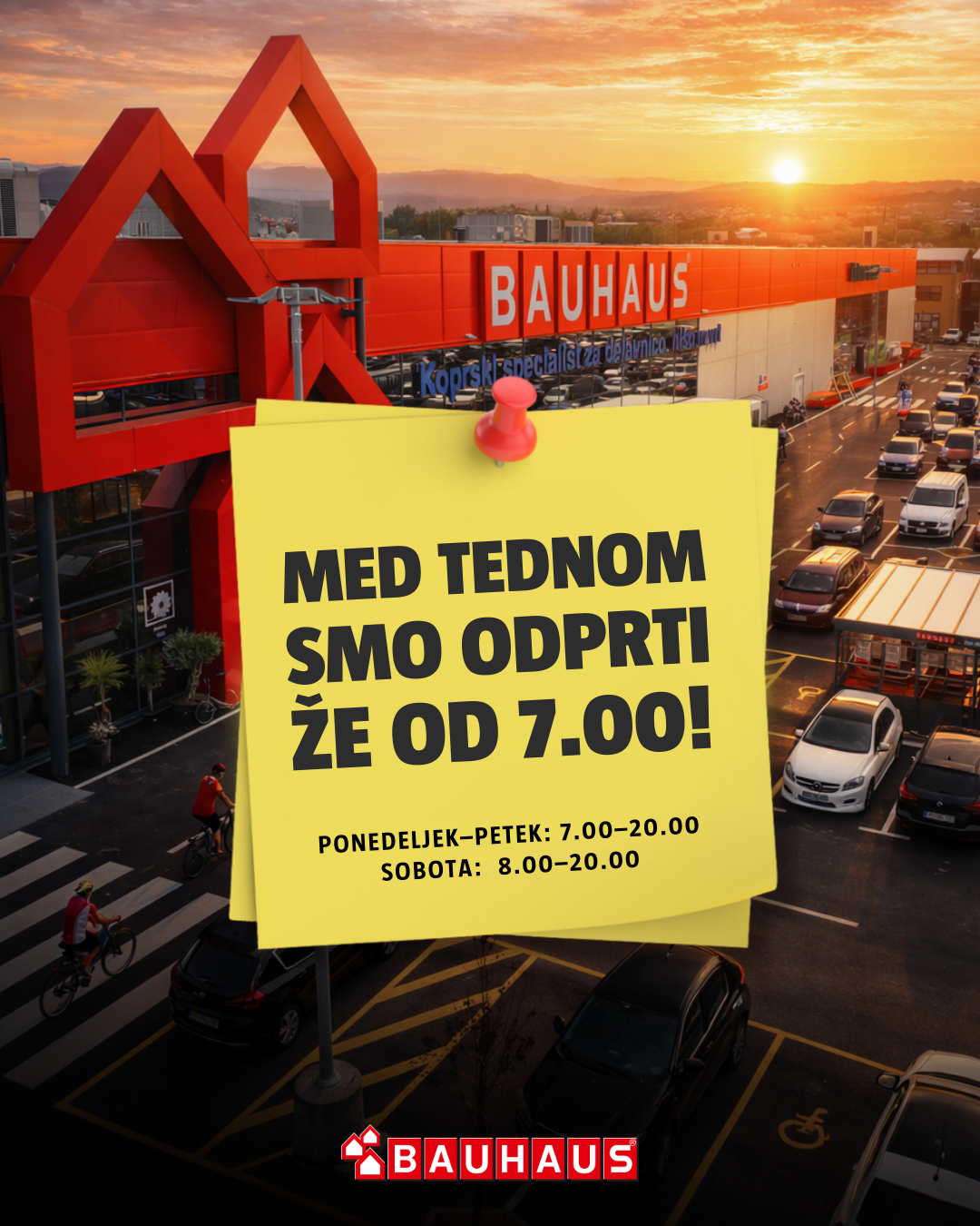 BAUHAUS Slovenija Facebook ad