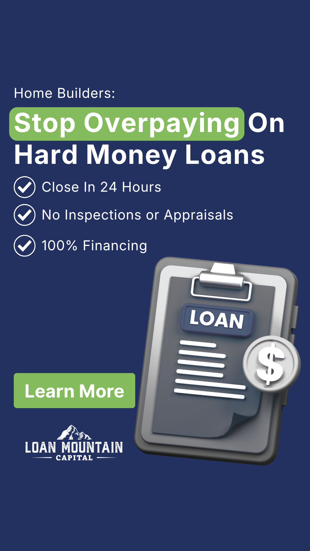 Loan Mountain Capital Facebook ad