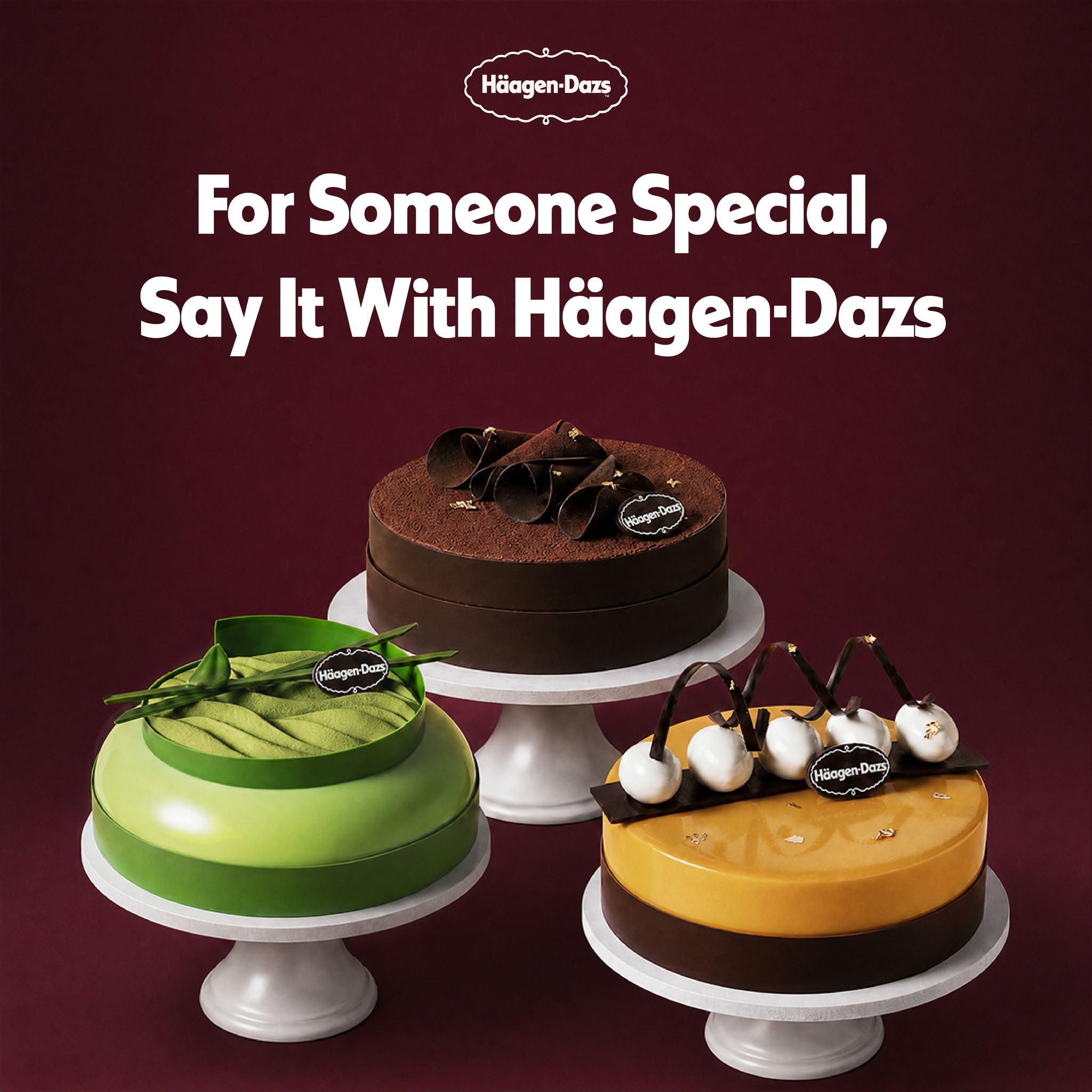Häagen-Dazs Vietnam Facebook ad: 𝗦𝗶𝗴𝗻𝗮𝘁𝘂𝗿𝗲 𝗶𝗰𝗲 𝗰𝗿𝗲𝗮𝗺 𝗰𝗮𝗸𝗲