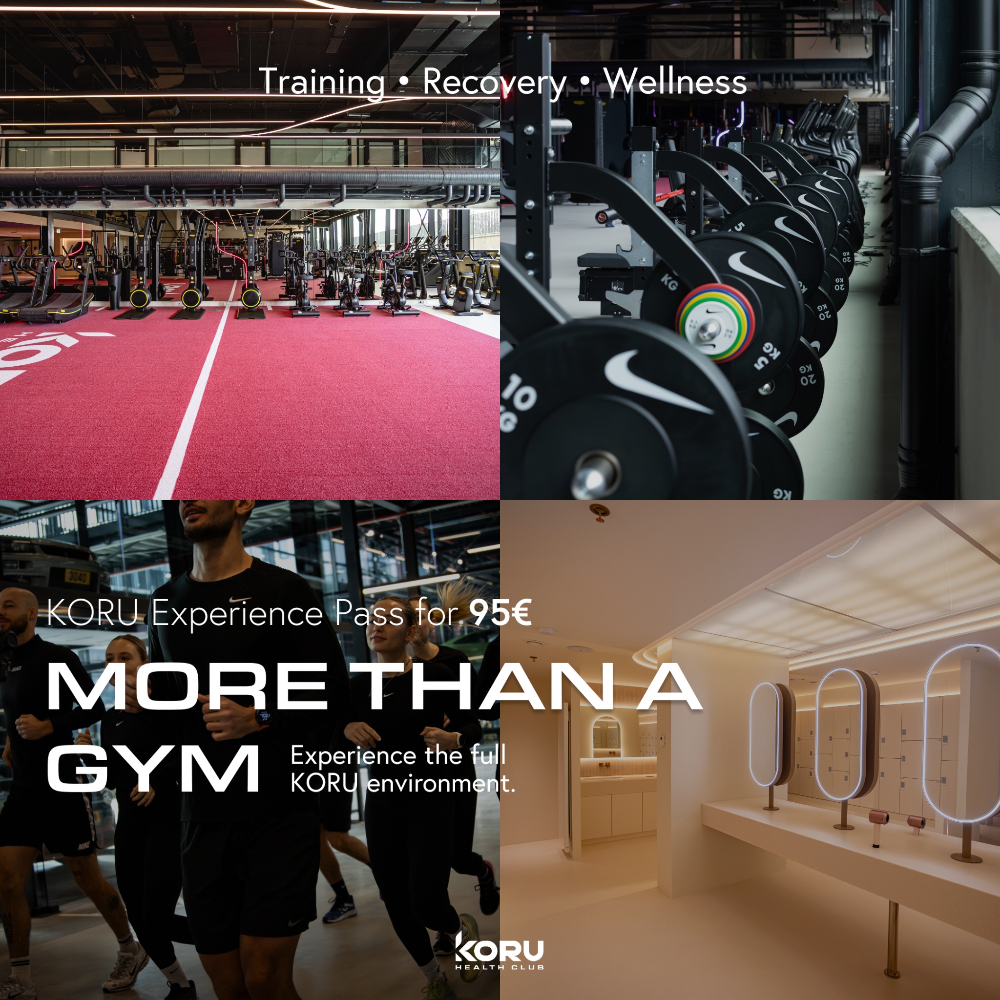 KORU Health Club Facebook ad: Discover KORU with our Experience Pass