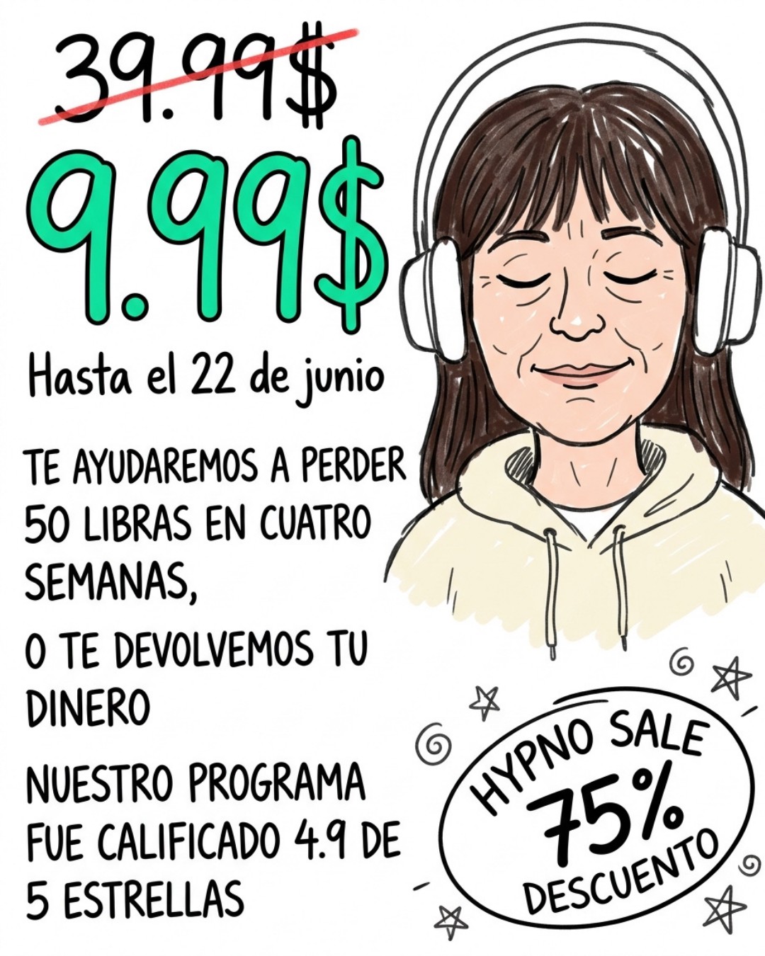 Hypnozio: power of hypnotherapy Facebook ad