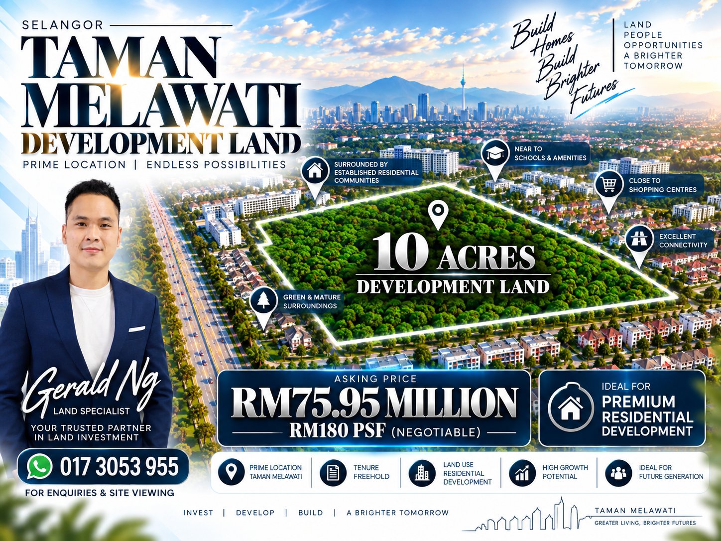 Industrial & Commercial Properties Facebook ad: Commercial Land for Sale in Ulu Kelang, Selangor by GERALD…