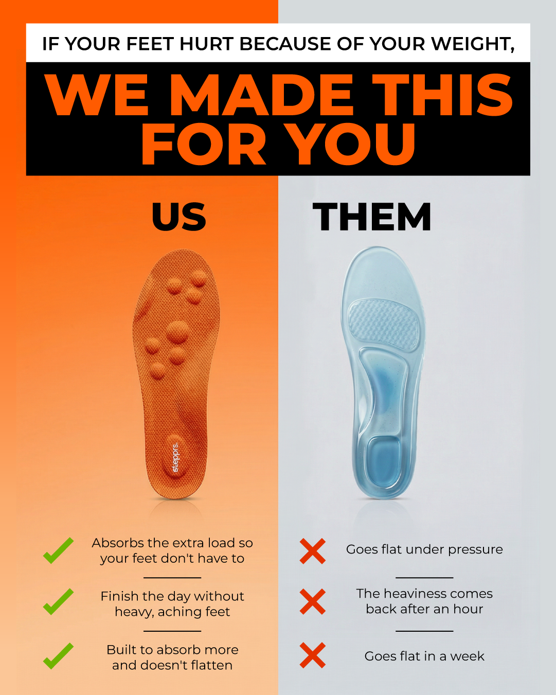 Stepprs Facebook ad
