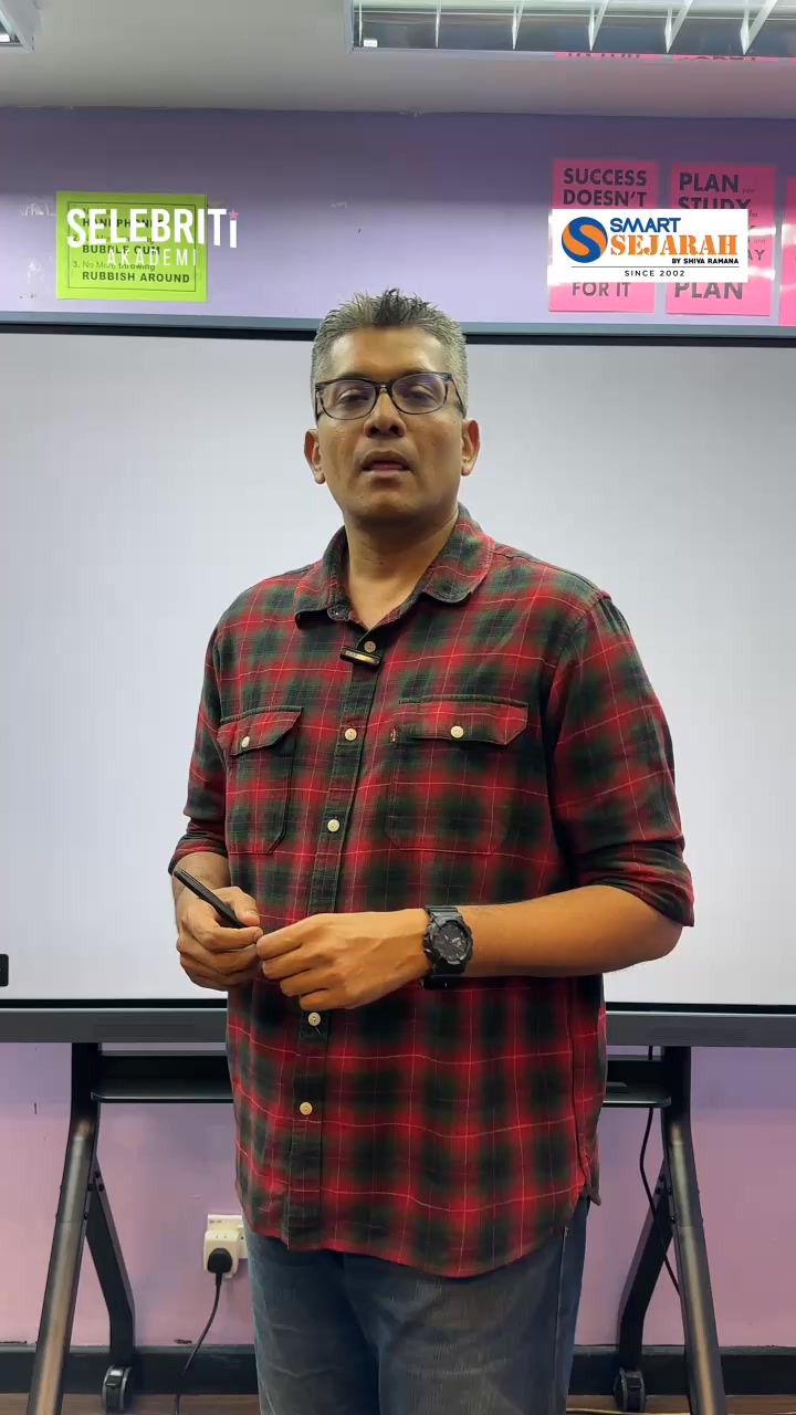 SHIVA Ramana - SPM Sejarah Tutor Facebook ad: PENDAFTARAN 2026