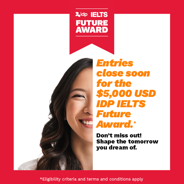IELTS by IDP Facebook ad
