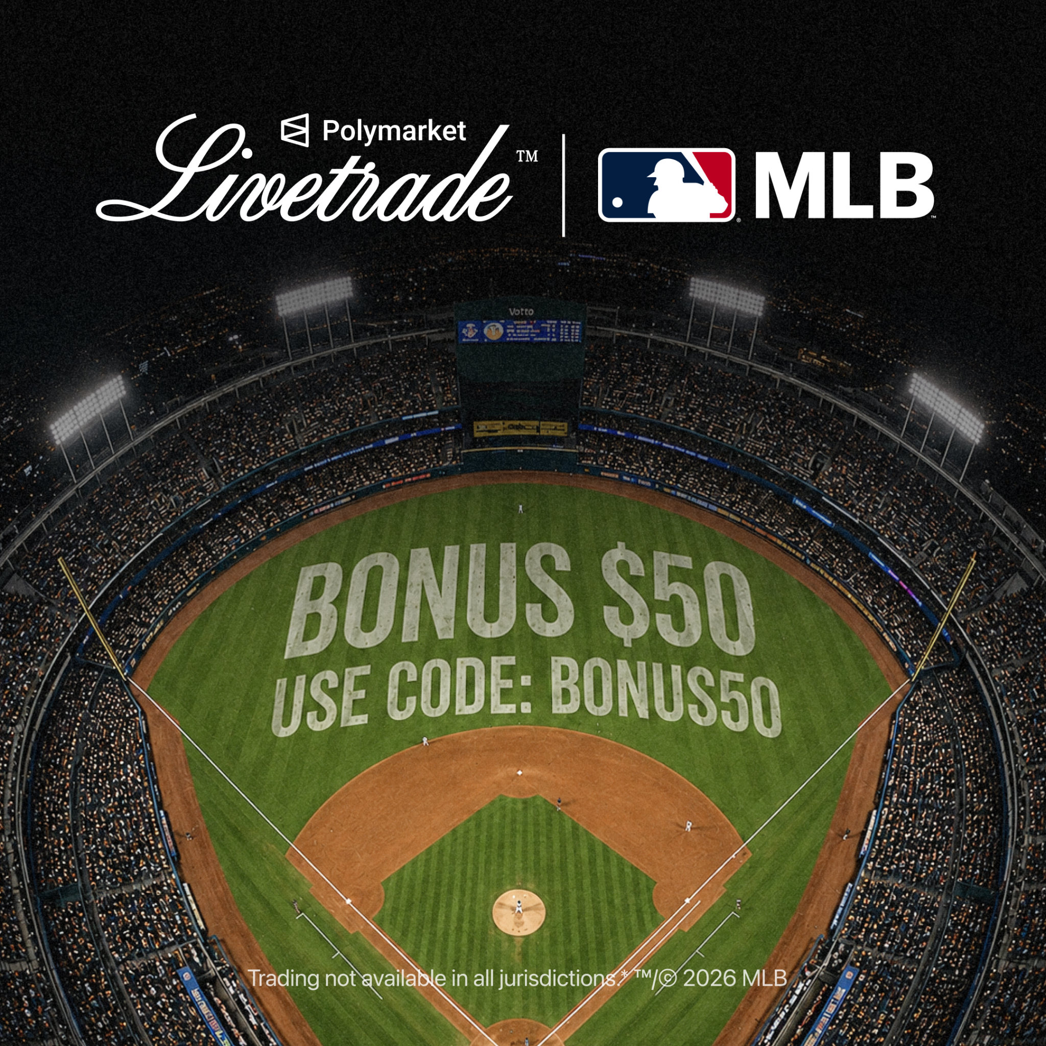 Polymarket Sports Facebook ad from Jun 26, 2026