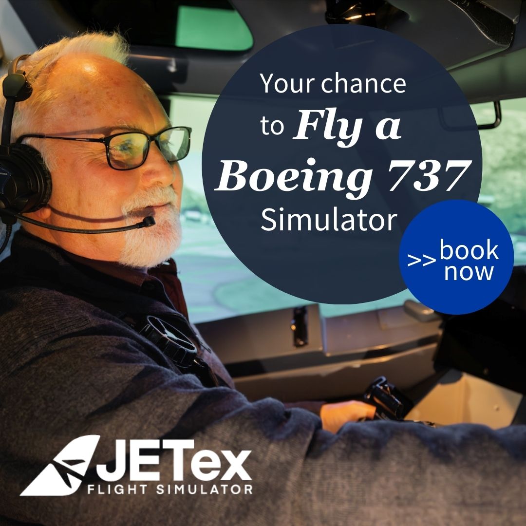 JETex Flight Simulator Facebook ad