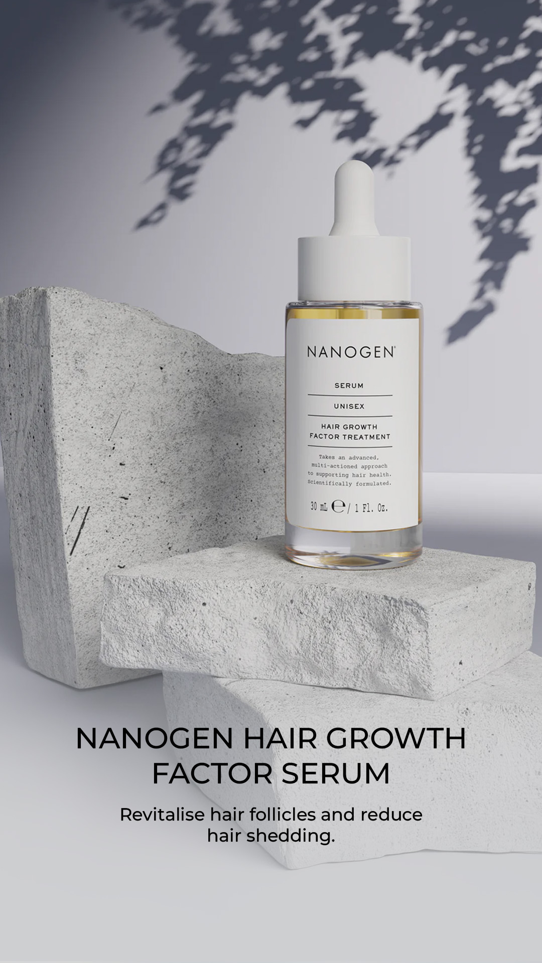 Nanogen - The Science of Thicker Hair Facebook ad