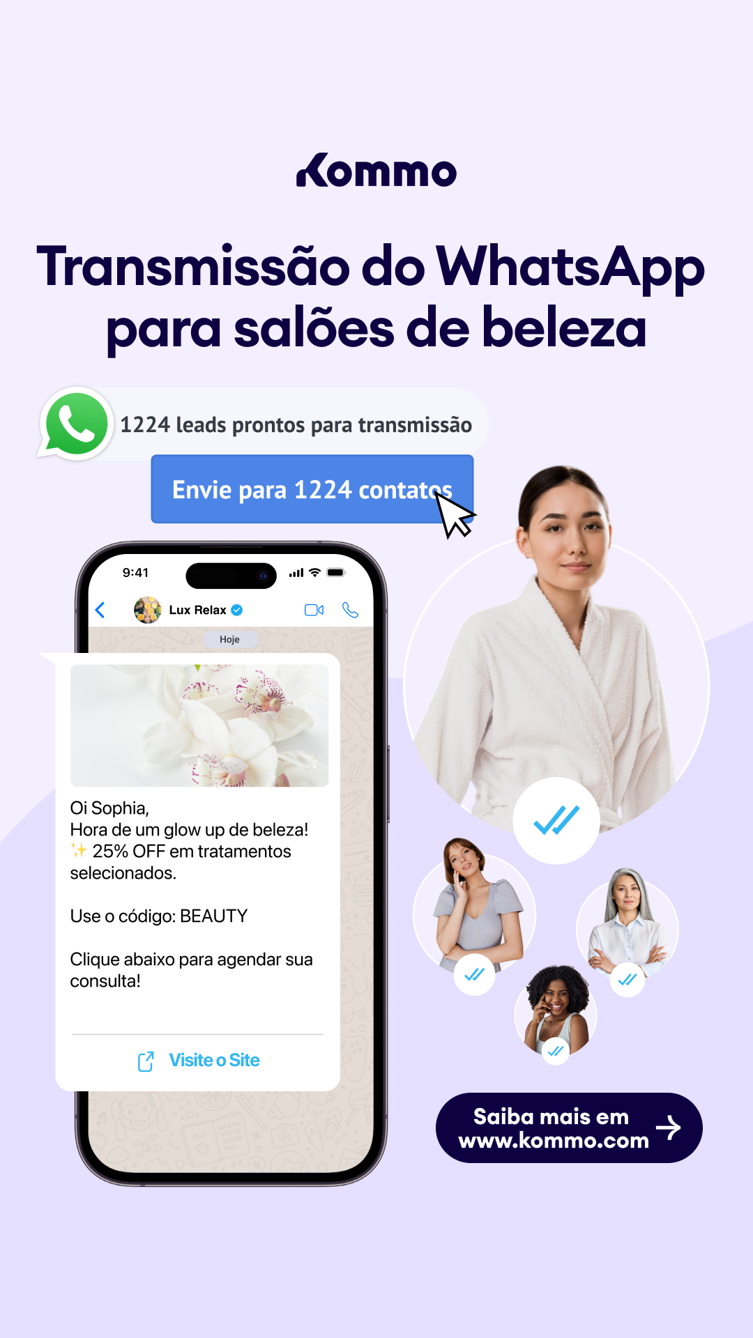 Kommo Brasil Facebook ad