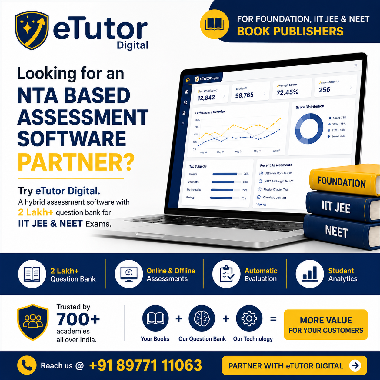 ETutor Facebook ad: Partner With eTutor Digital