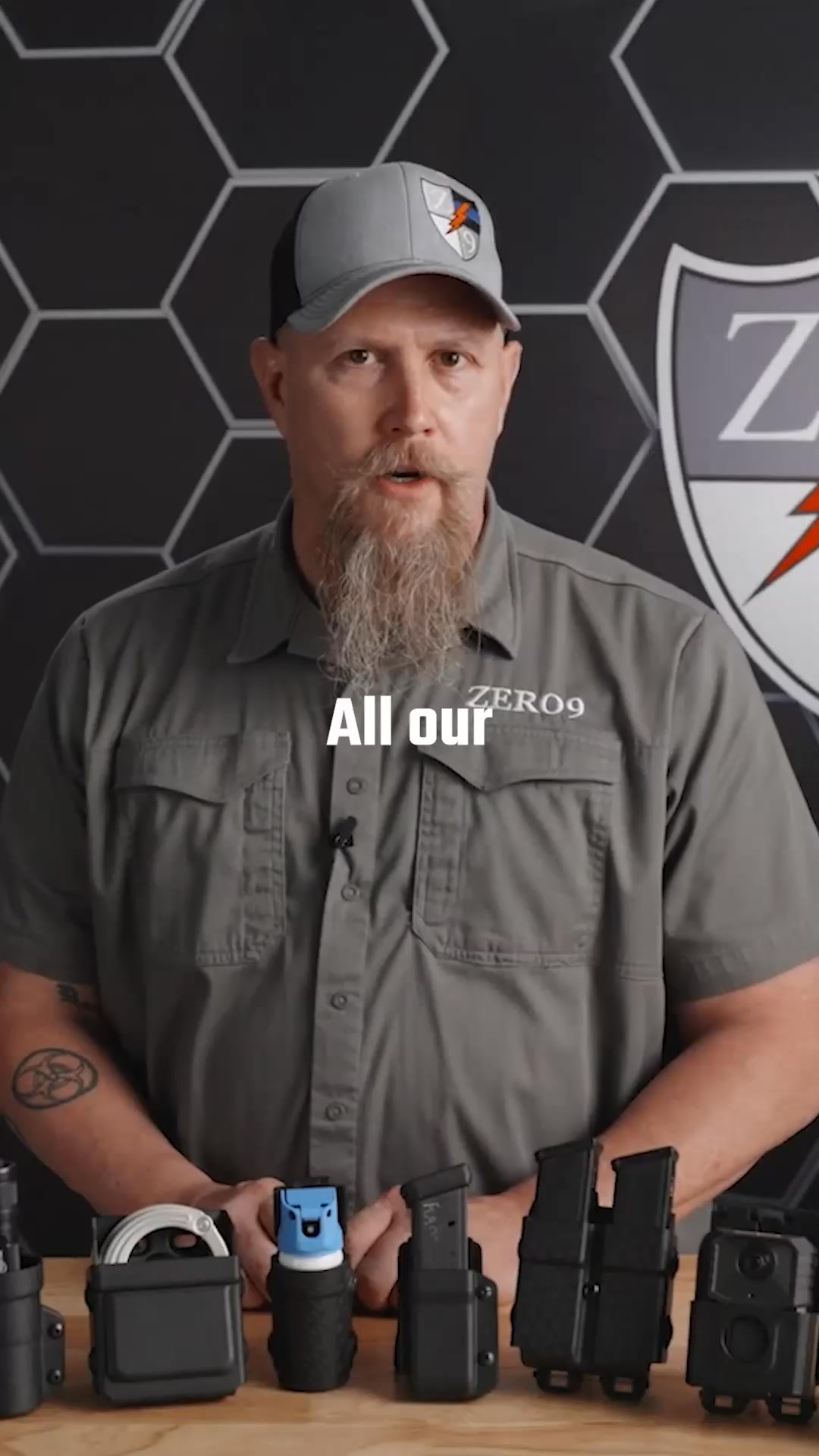 Zero9 Holsters Facebook ad: No Straps. No Snaps.
