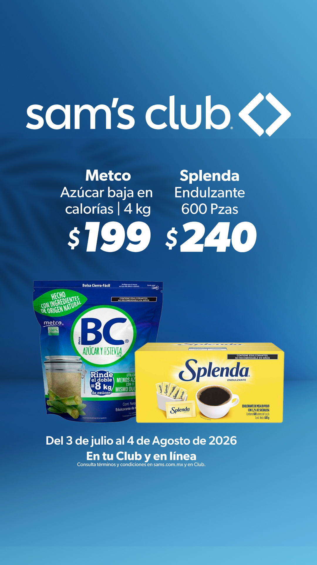Sam's Club México Facebook ad