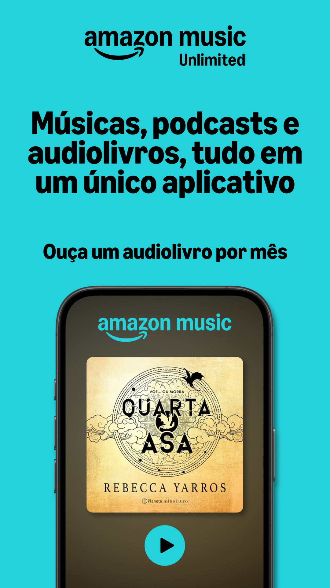 Amazon Music BR Facebook ad from Jul 21, 2026