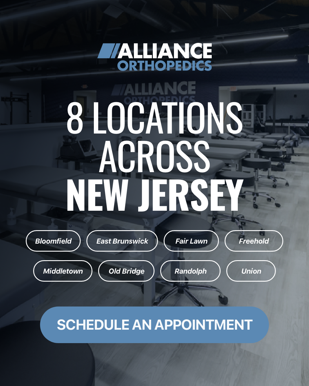 Alliance Orthopedics Facebook ad from Feb 20, 2026