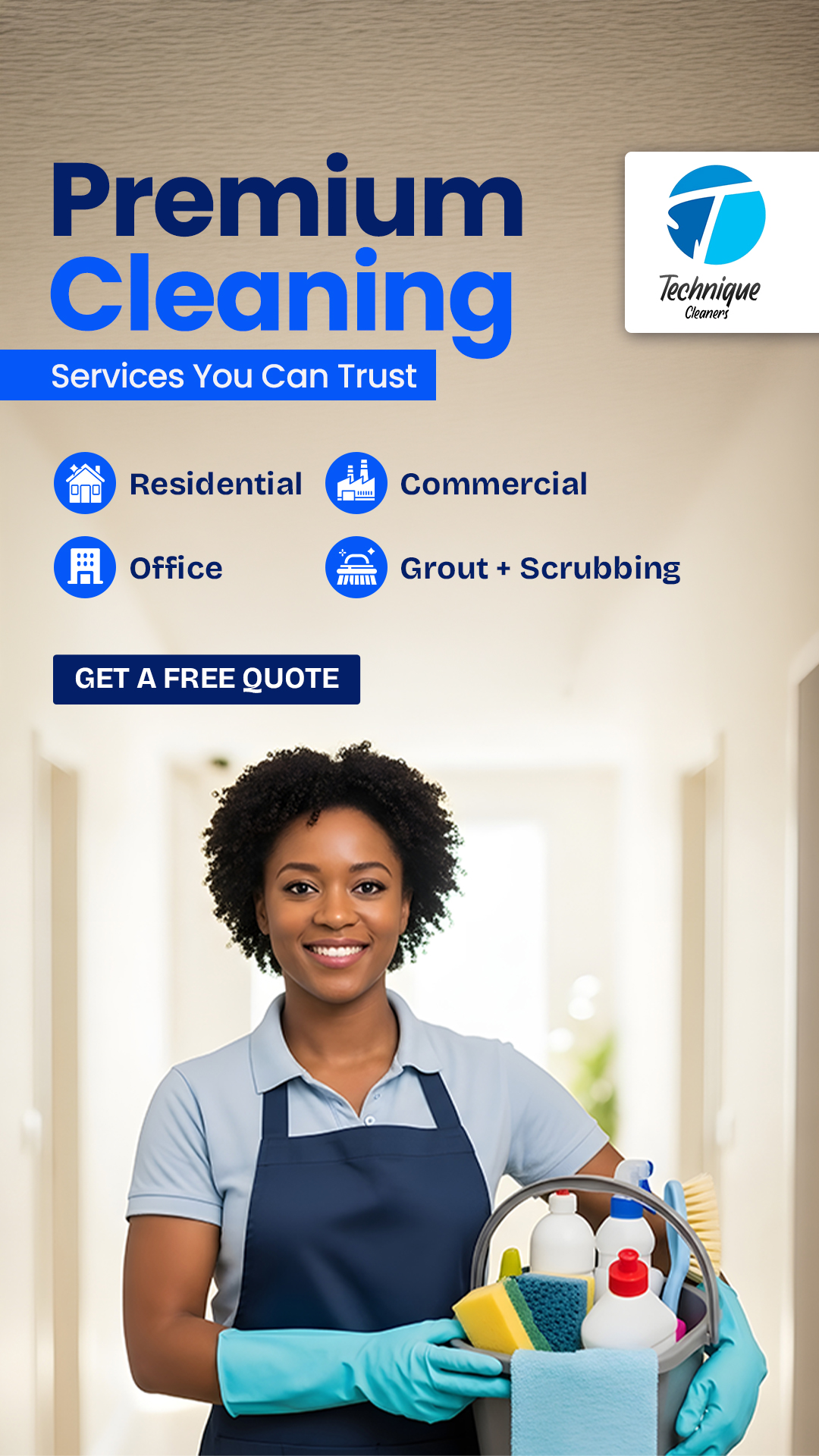 Technique Cleaners Ltd Facebook ad