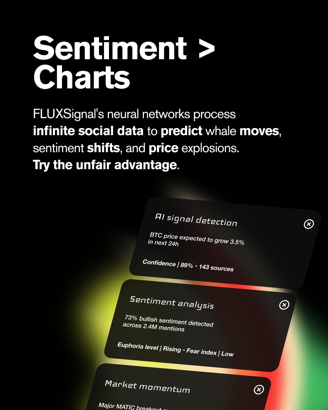 AI-powered Facebook ad: FLUXSignal - AI-Powered Crypto Intelligence Platform