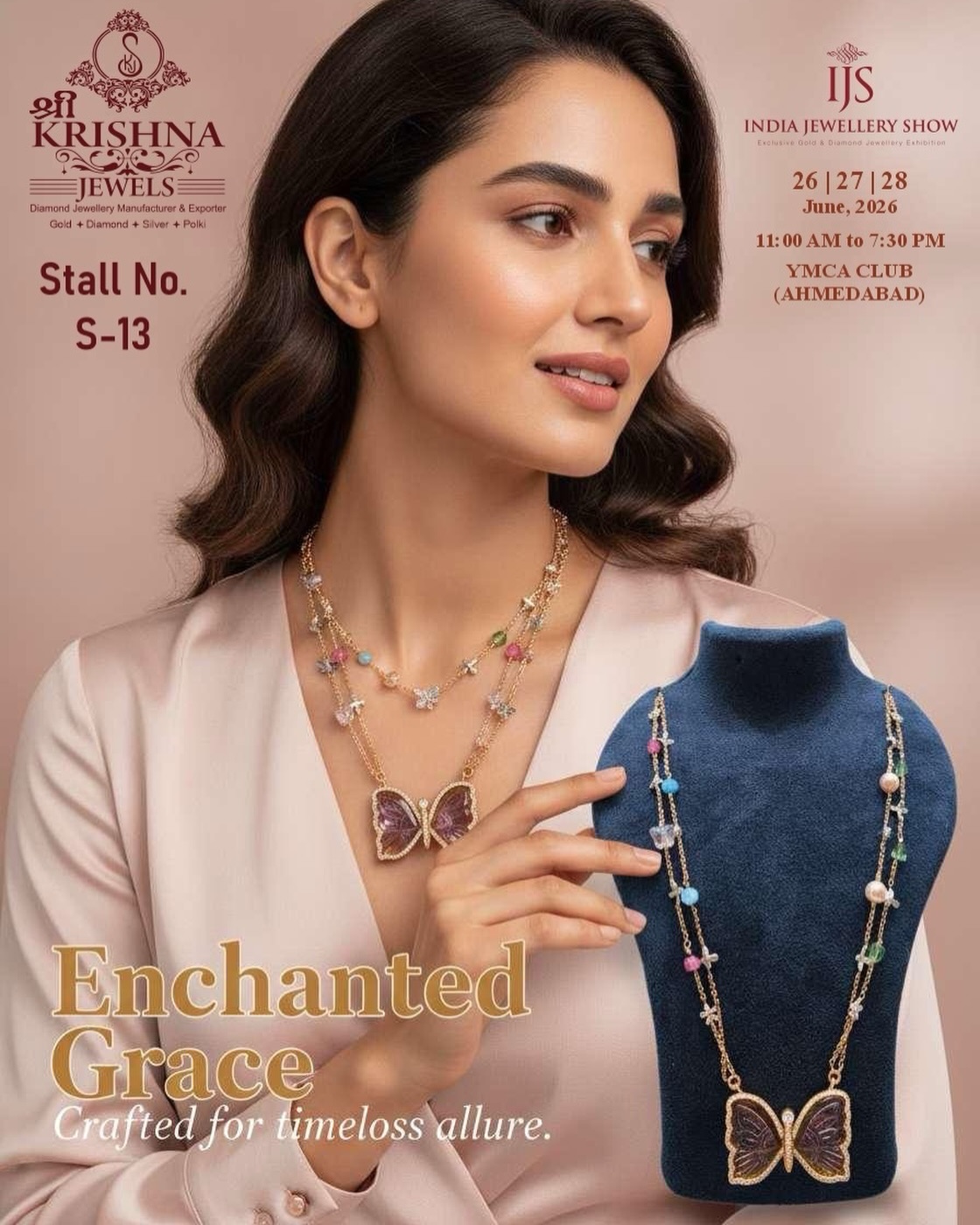 Shree Krishna Jewels Facebook ad: Shree Krishna Jewels is at YMCA International Club…