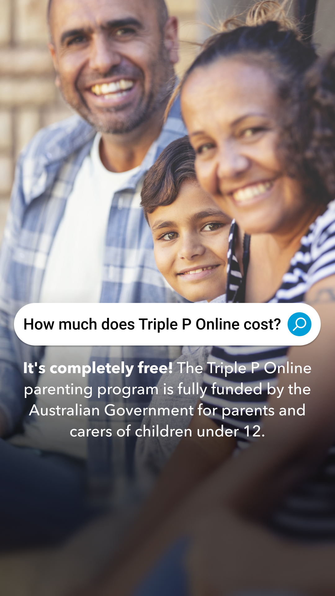 Triple P - Positive Parenting Program Facebook ad