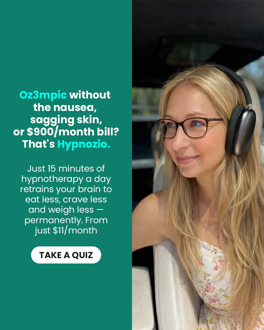 Hypnozio: power of hypnotherapy Facebook ad