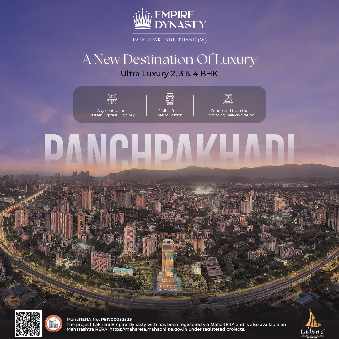 Lakhani Builders Facebook ad from Sep 9, 2025