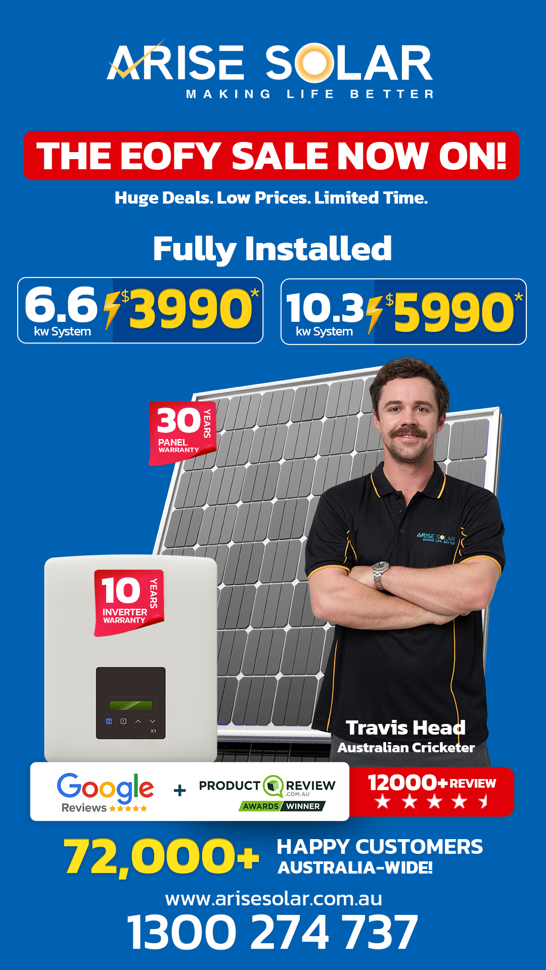 Arise Solar Australia Facebook ad from Jun 23, 2026