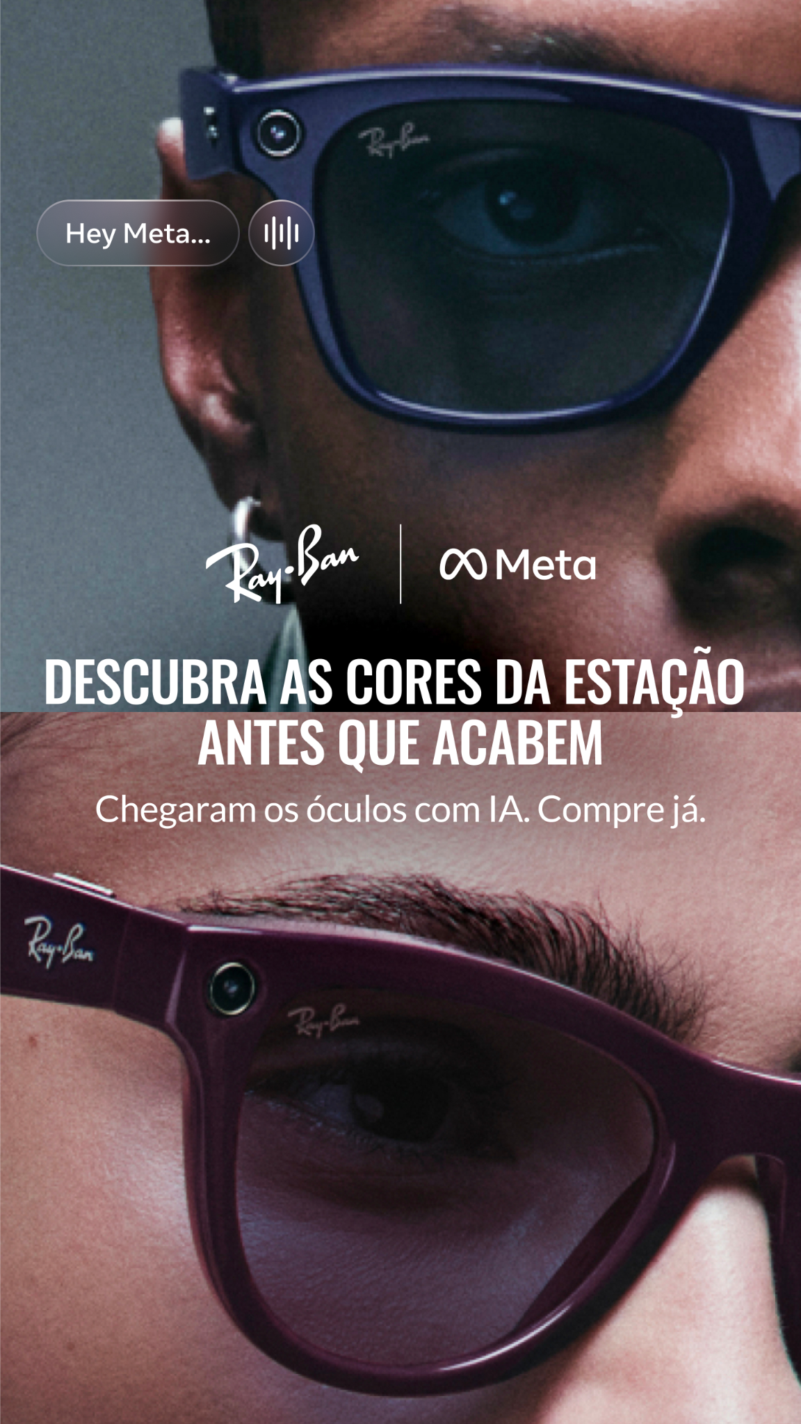Ray-Ban Meta Facebook ad