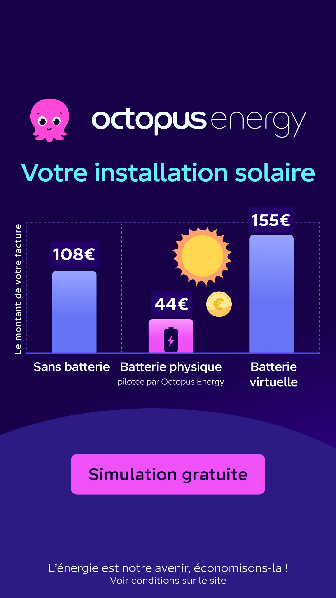 Octopus Energy Facebook ad