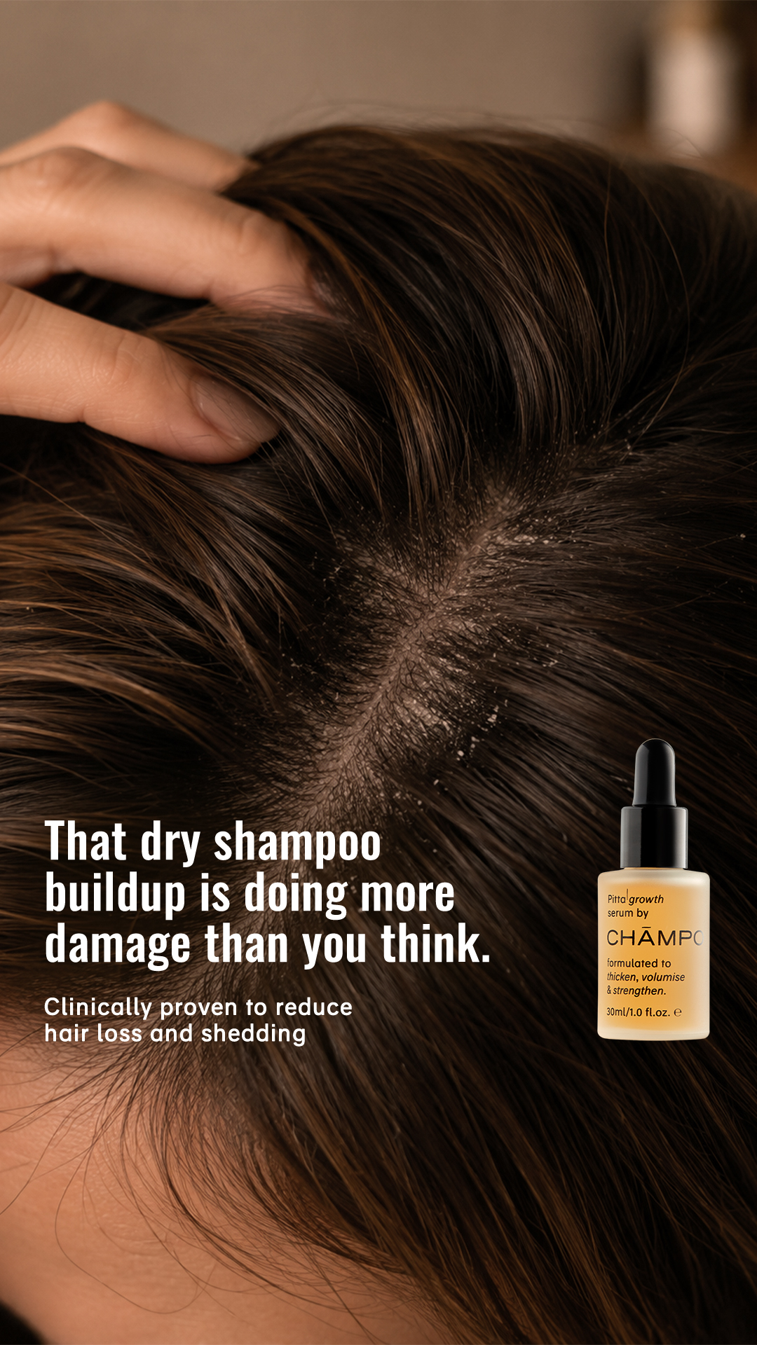 Chāmpo Haircare Facebook ad