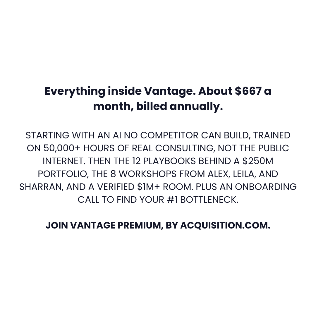 Alex Hormozi Facebook ad